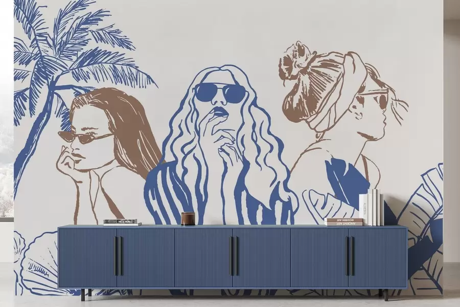 Murale Filles w04463