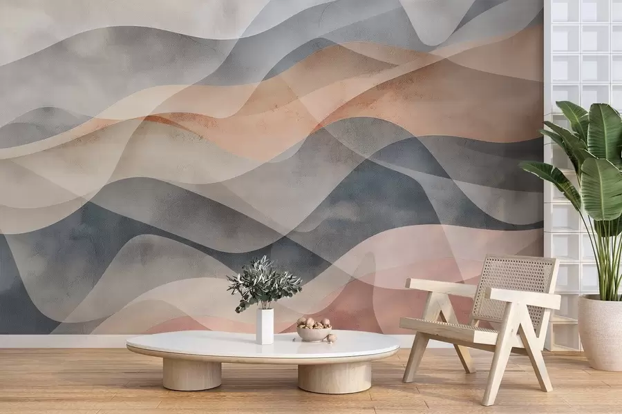 fototapeter Abstrakte linjer w04451