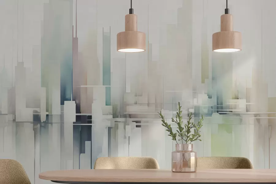 Fototapete Abstrakte Stadt w04488