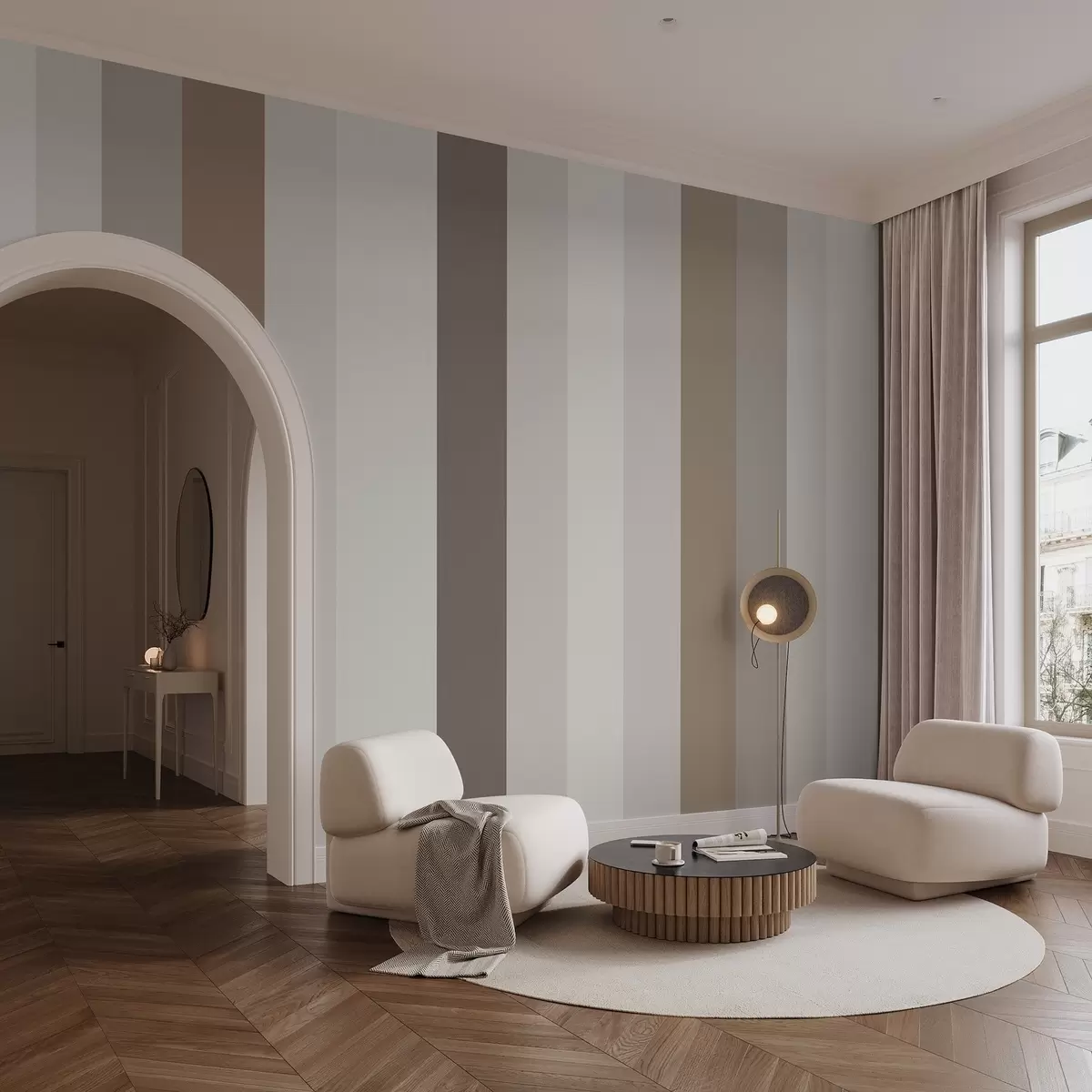 fototapeter Linjer w04478