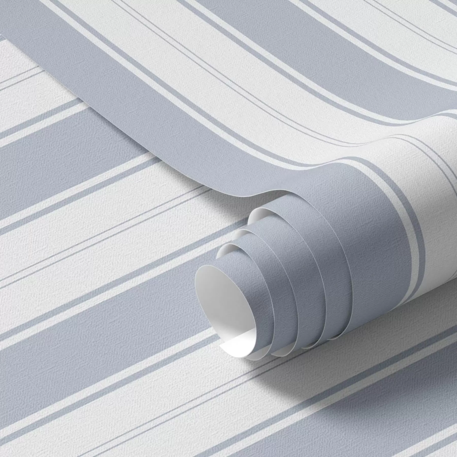 Murale Version à rayures répétées dans les tons gris-bleu a00517