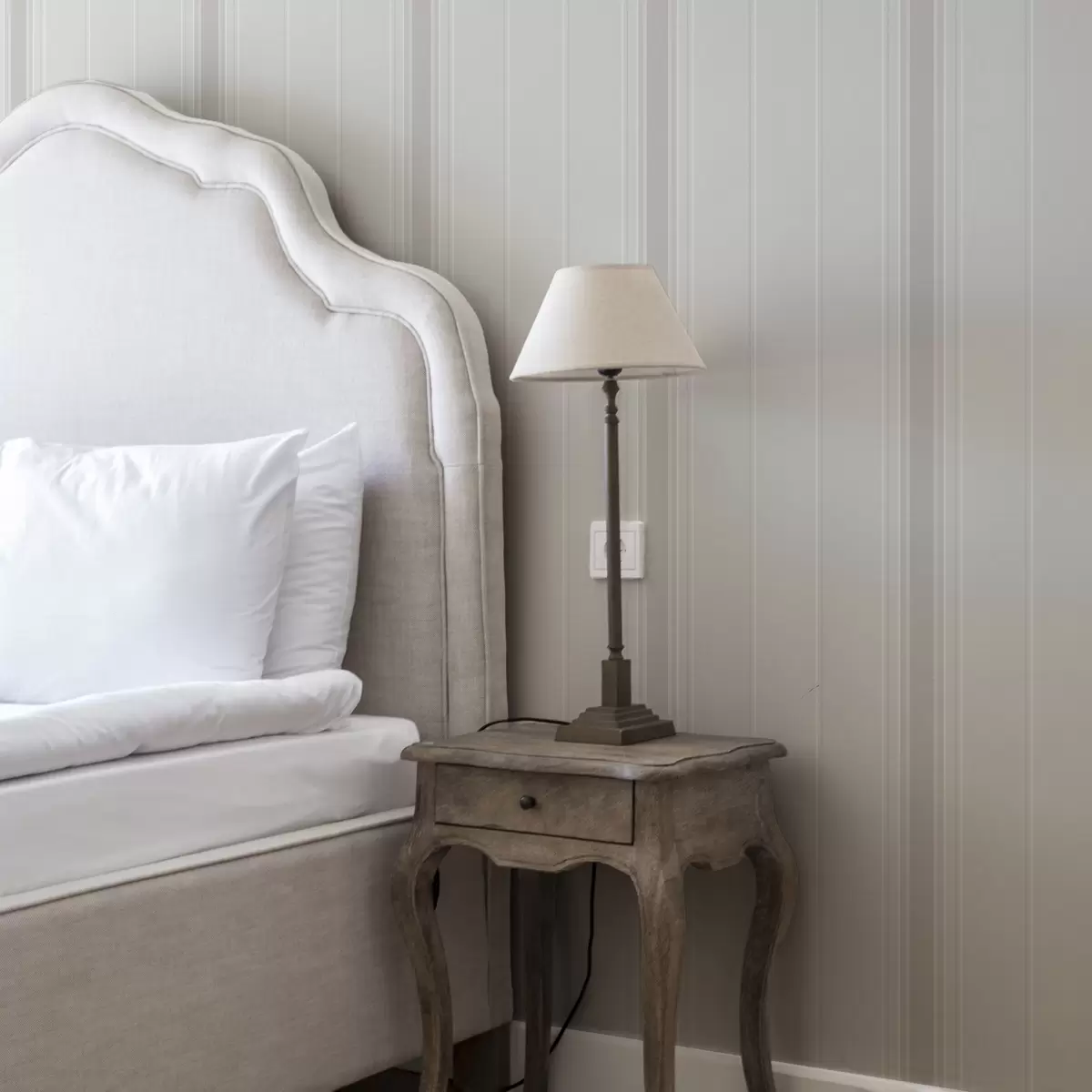 Baggrund Lyse beigefarvede striber med brede accenter a00518