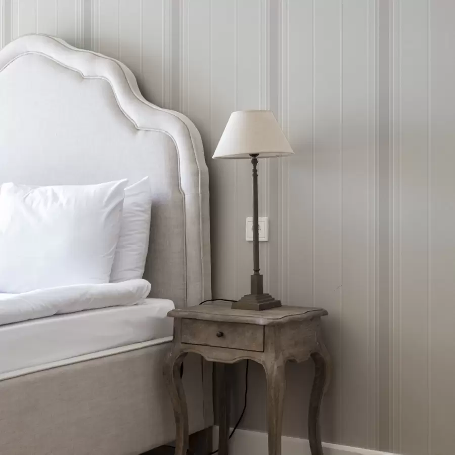 Murale Rayures beige clair avec de larges accents a00518