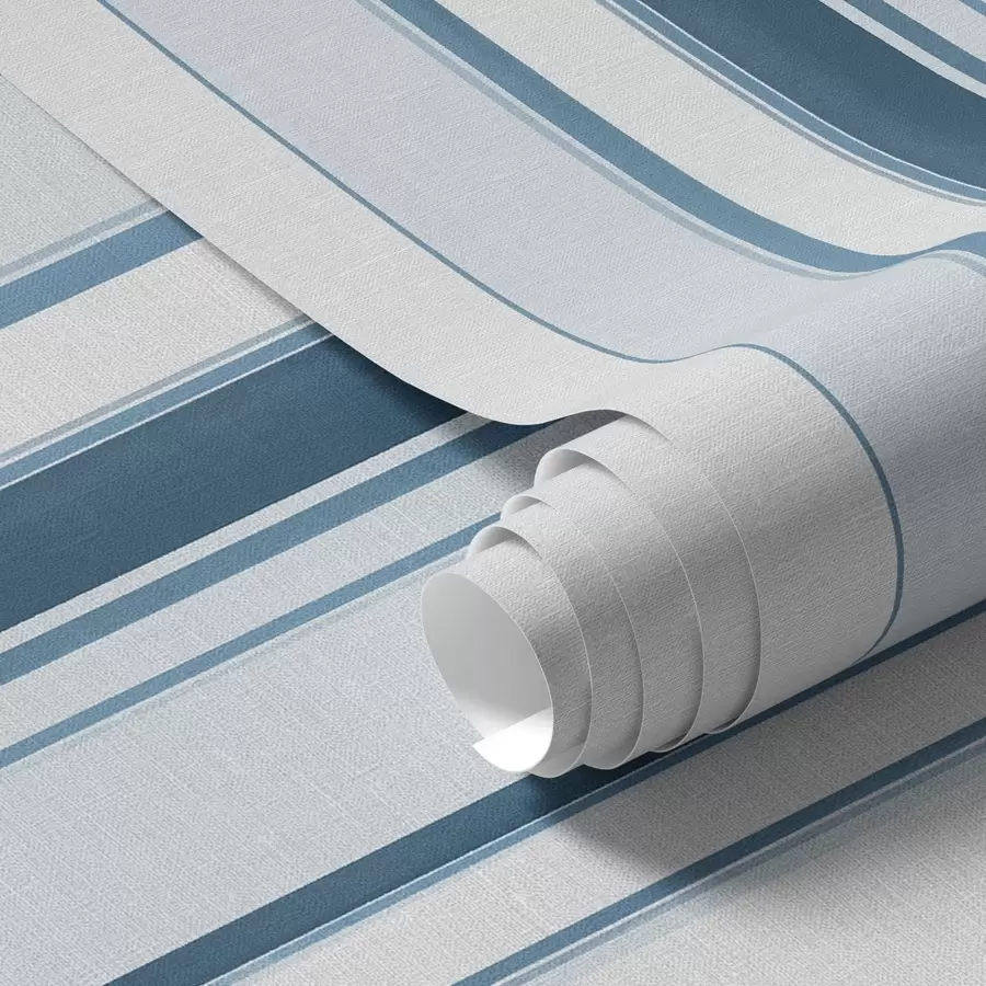 Murale Nombreuses rayures verticales de couleur turquoise et bleue a00529