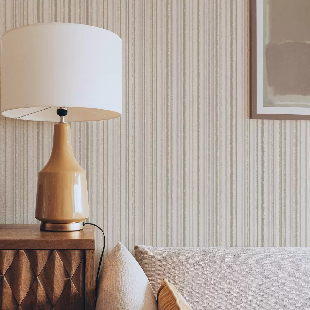 Baggrund Tynde striber i lyse beige toner a00549