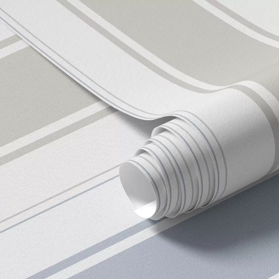 fototapeter Grå og blå brede striber på en hvid baggrund a00558