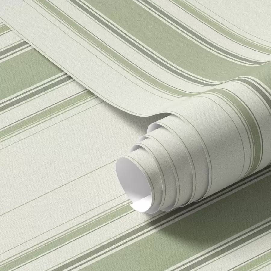 Murale Fond clair avec bandes vertes foncées a00562