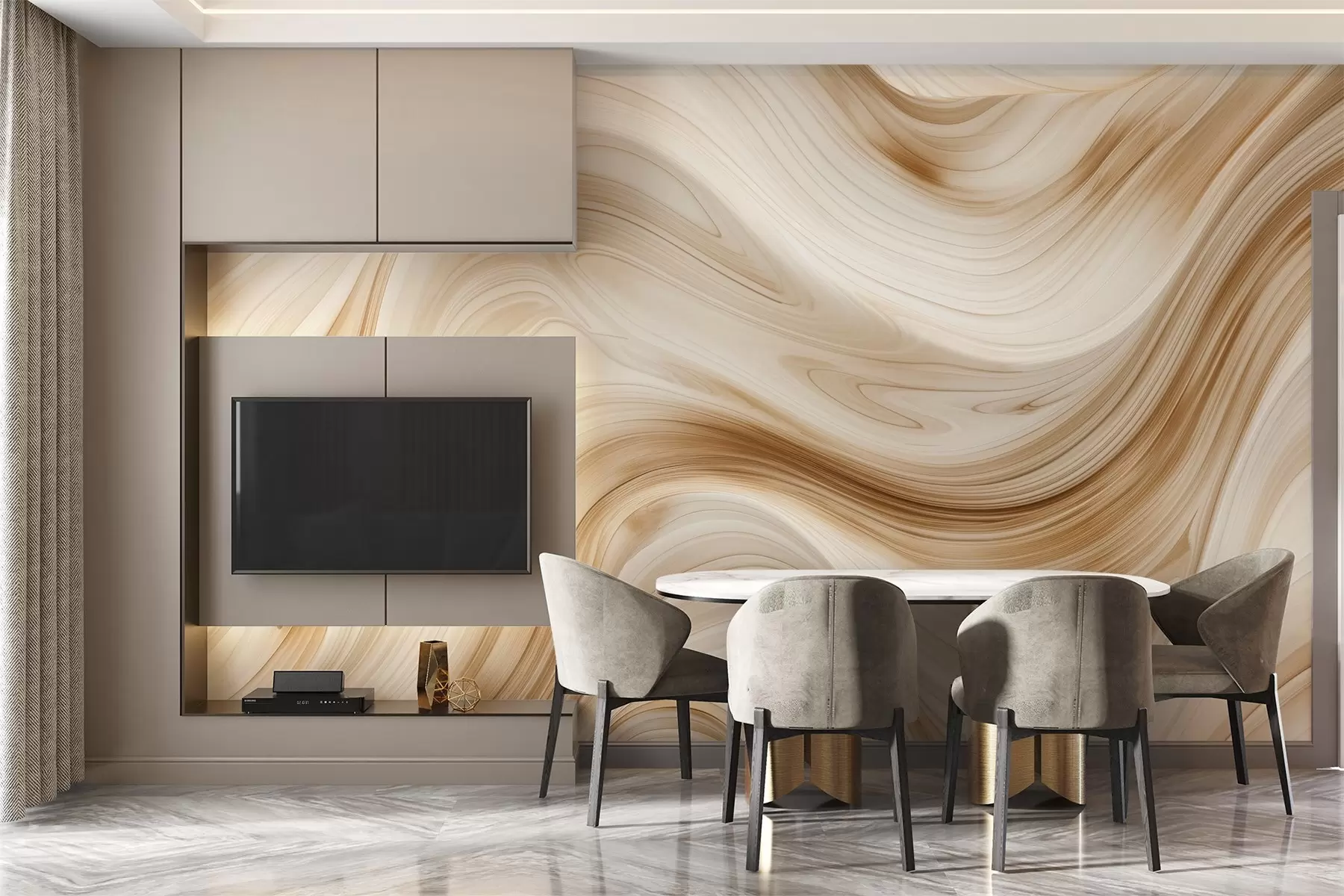 Murale Lignes abstraites w04513