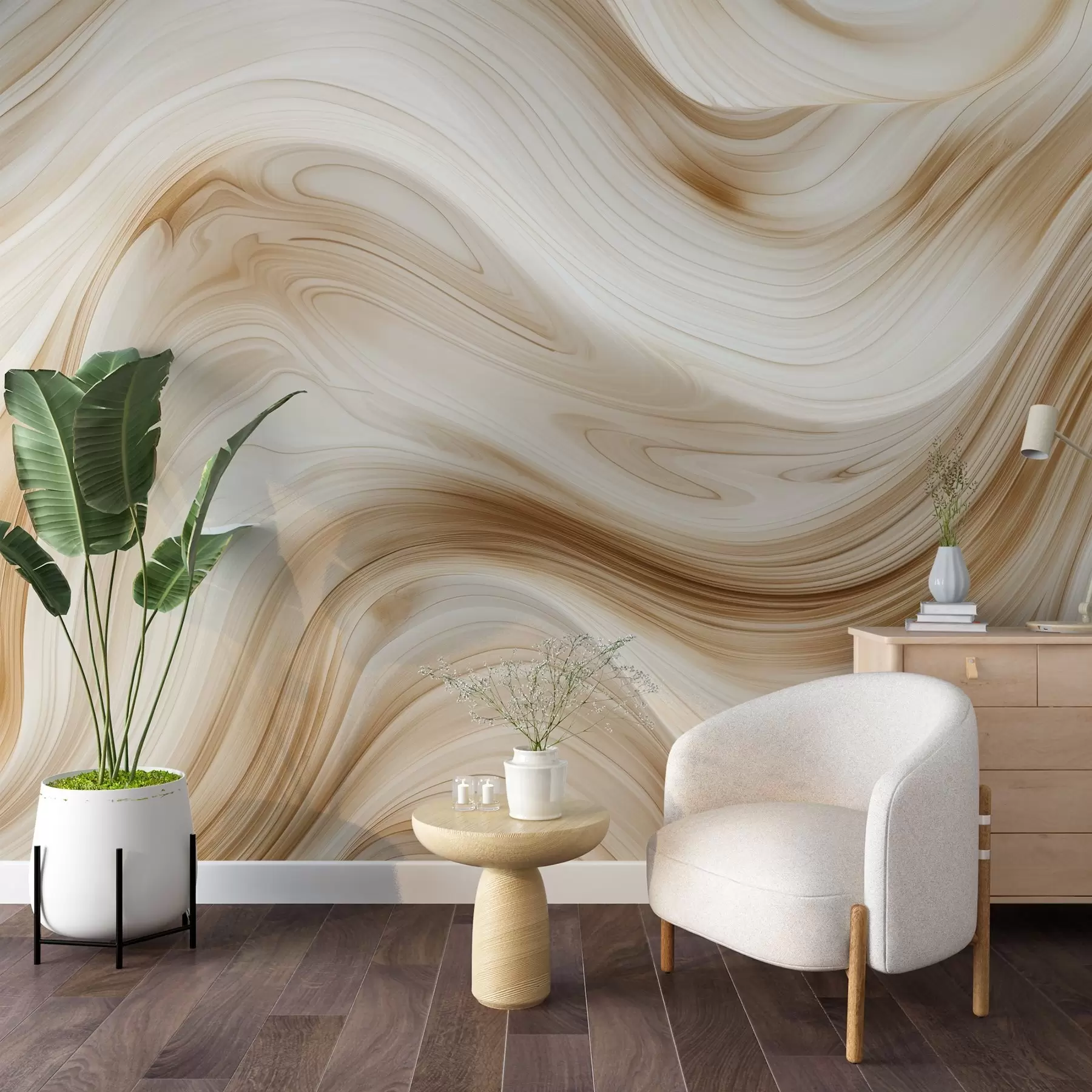 Murale Lignes abstraites w04513