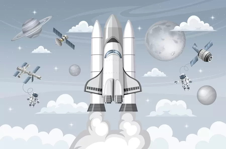 Fototapete Raumfahrt w04197