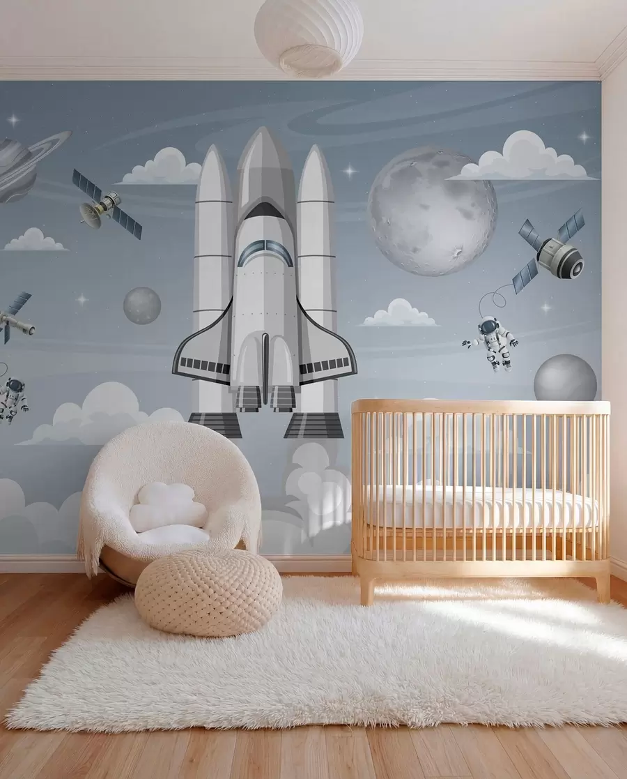 Murale Voyage spatial w04197