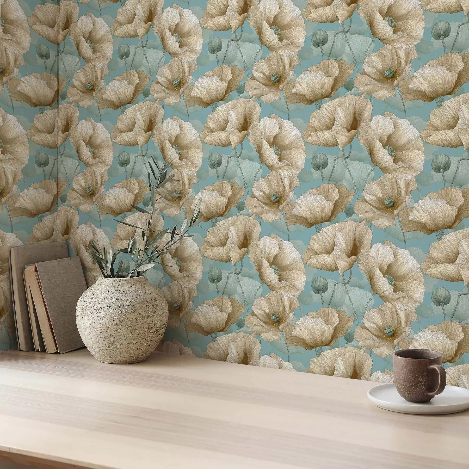 fototapeter Store blomster a00539
