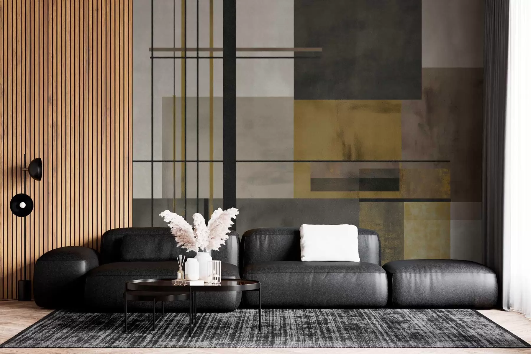 fototapeter abstrakt geometri w04502