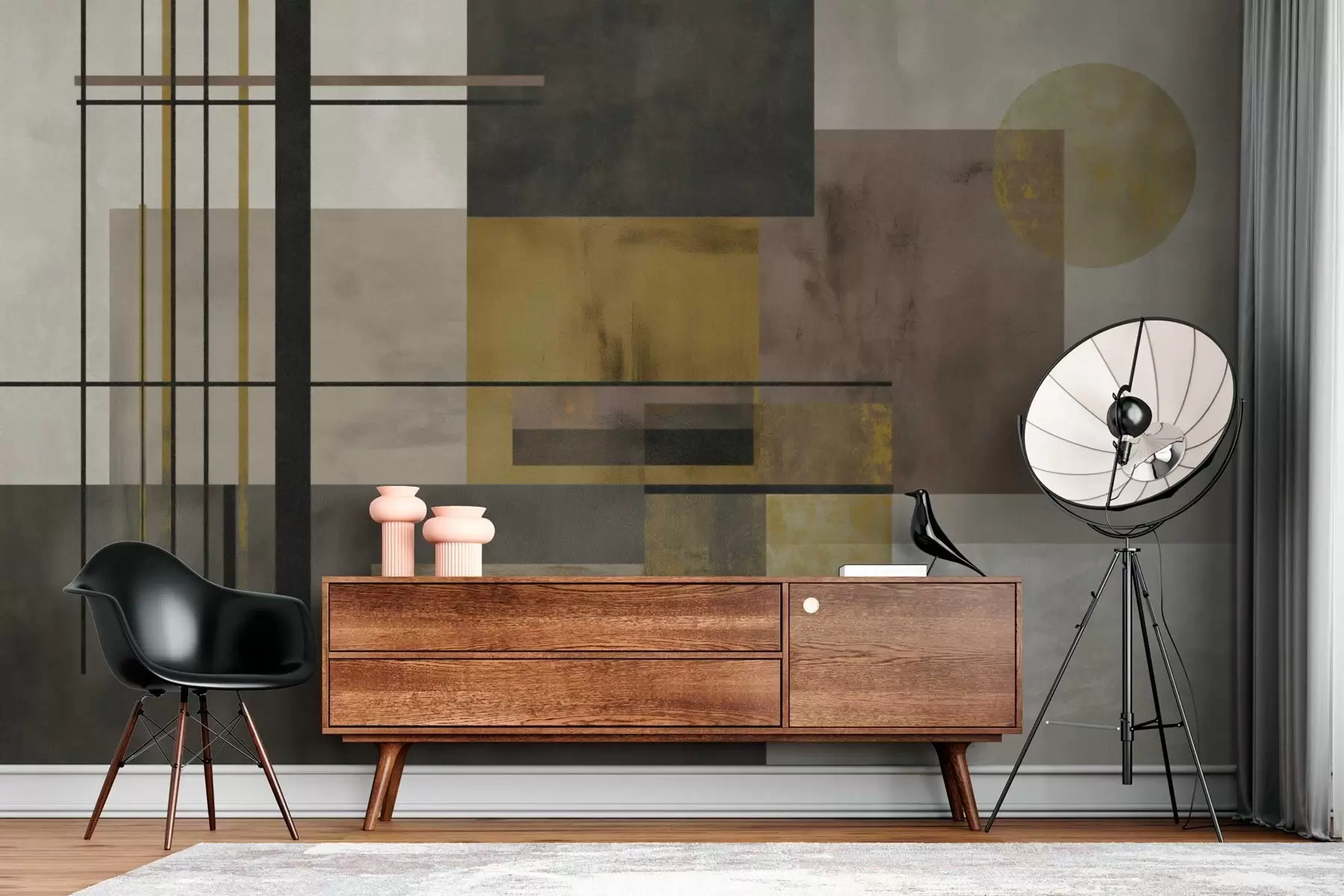 fototapeter abstrakt geometri w04502