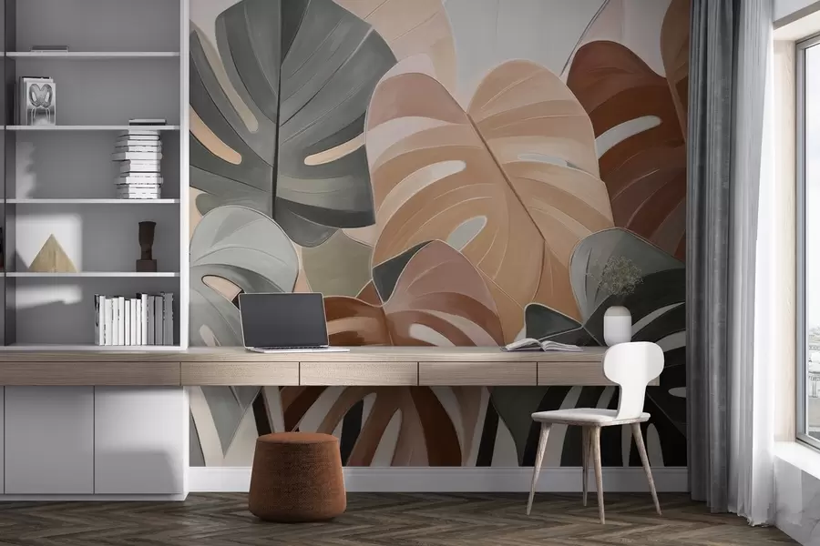 fototapeter Blomstrende rytme w04568v2