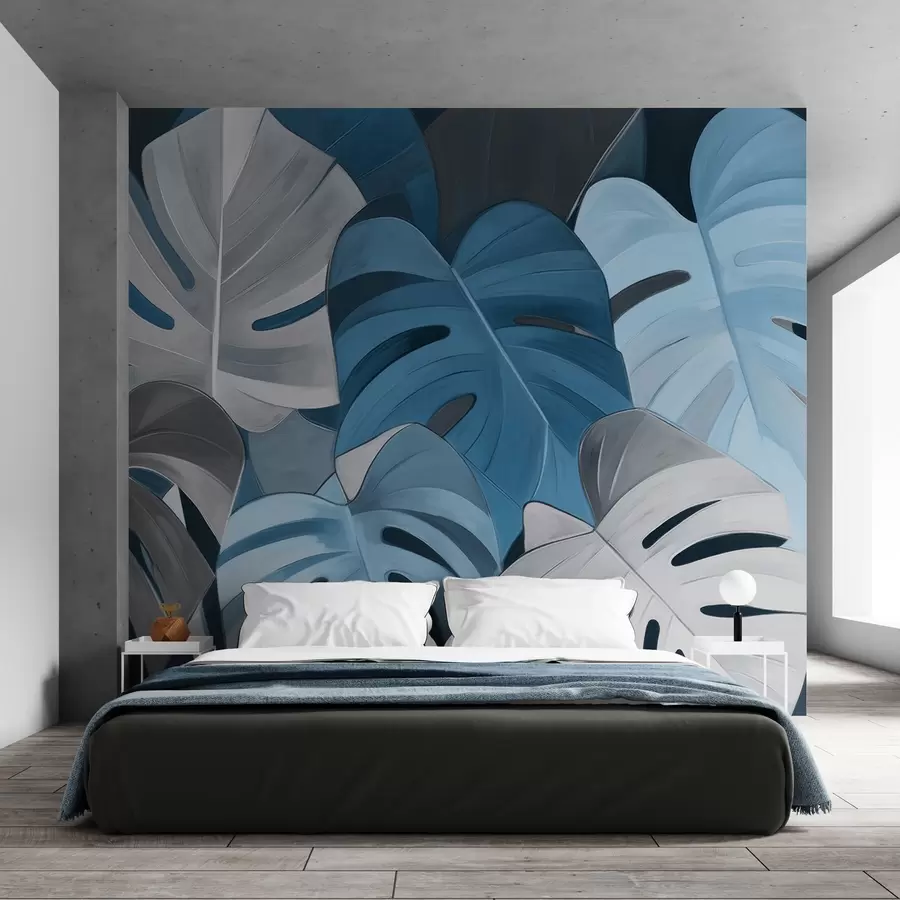 Murale Rythme feuillu w04568v3