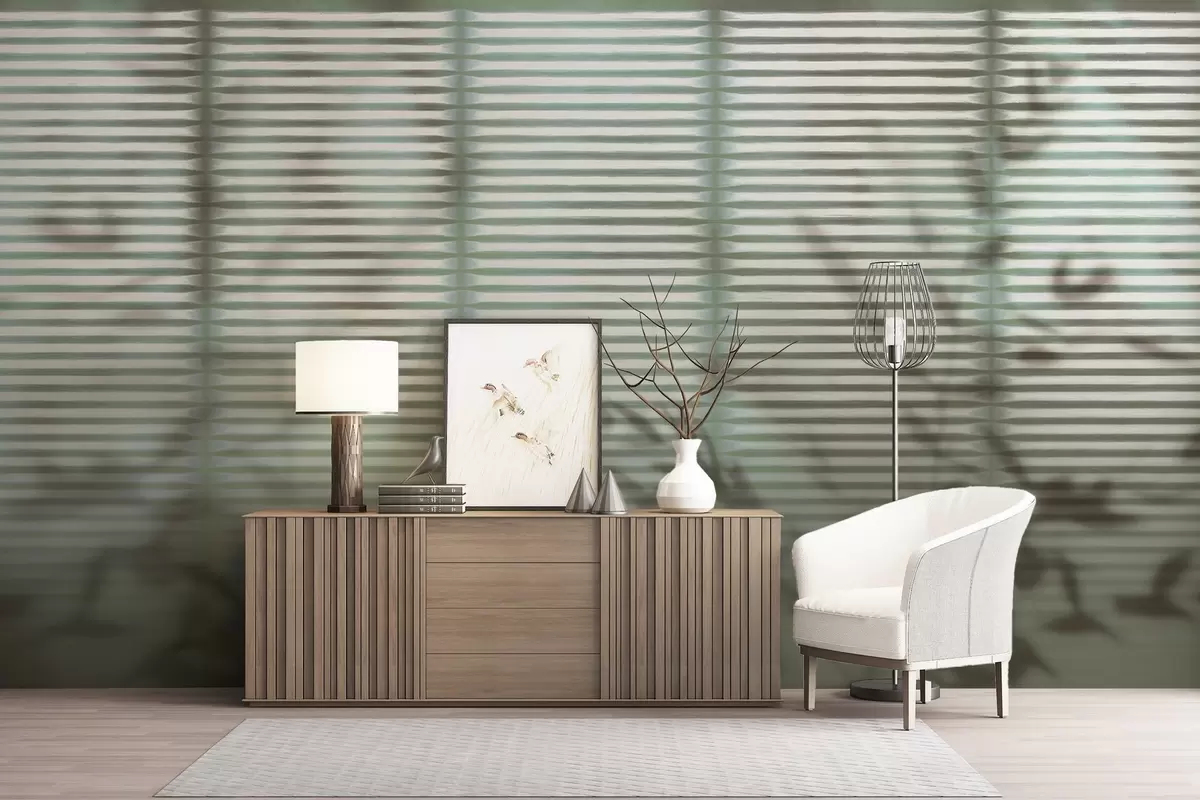 Murale Voile feuillu w04569