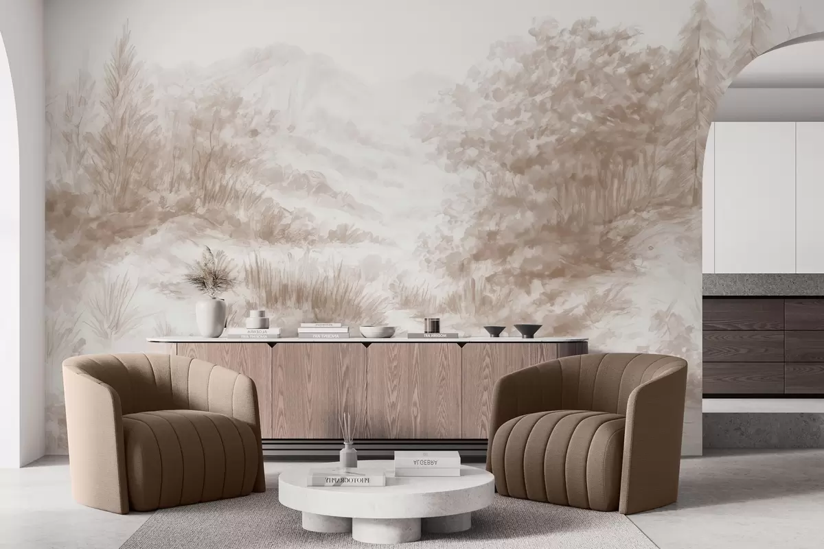 Murale Contours colorés w04572v1