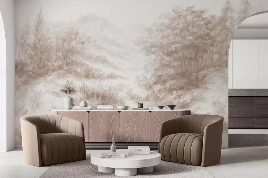 Murale Contours colorés w04572v1