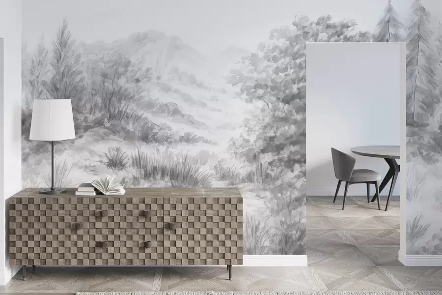 Murale Contours colorés w04572v2