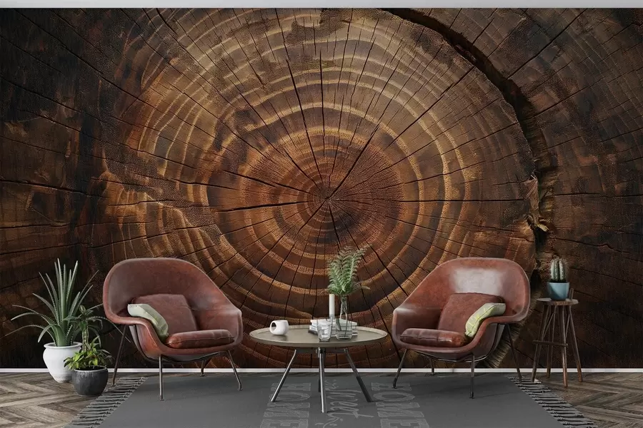 Murale Cernes des arbres w04642