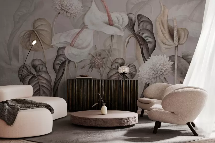 fototapeter Planter på væggen w04669v1