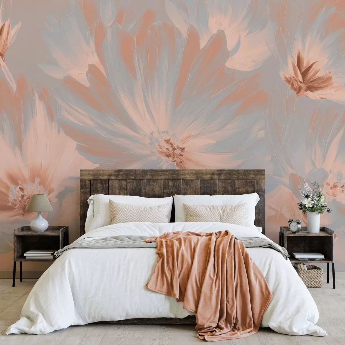 Murale Fleurs abstraites w04670v1