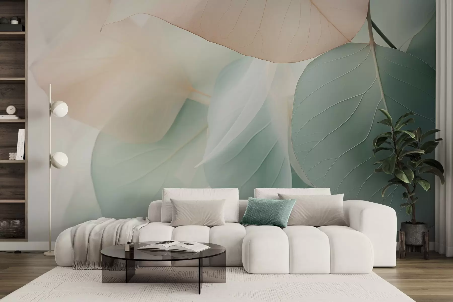 fototapeter Abstrakte blade w04726