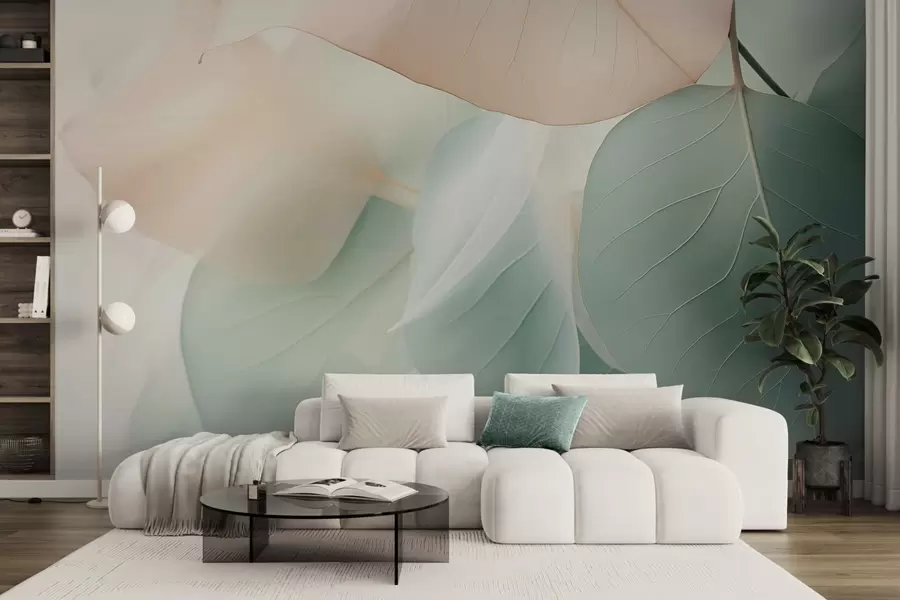 Murale Feuilles abstraites w04726