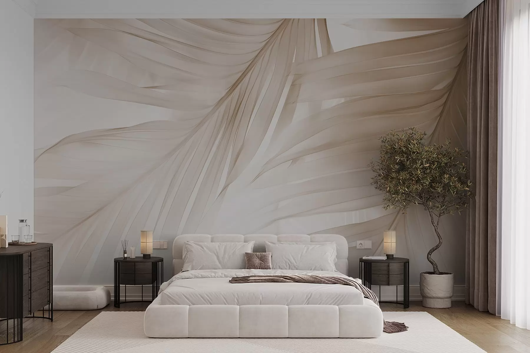 fototapeter Bregneblade w04727