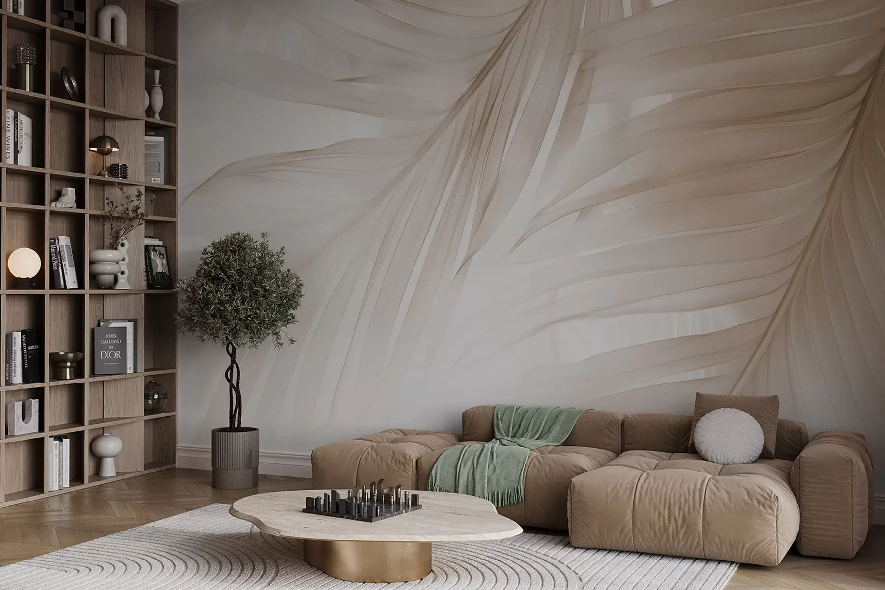 fototapeter Bregneblade w04727