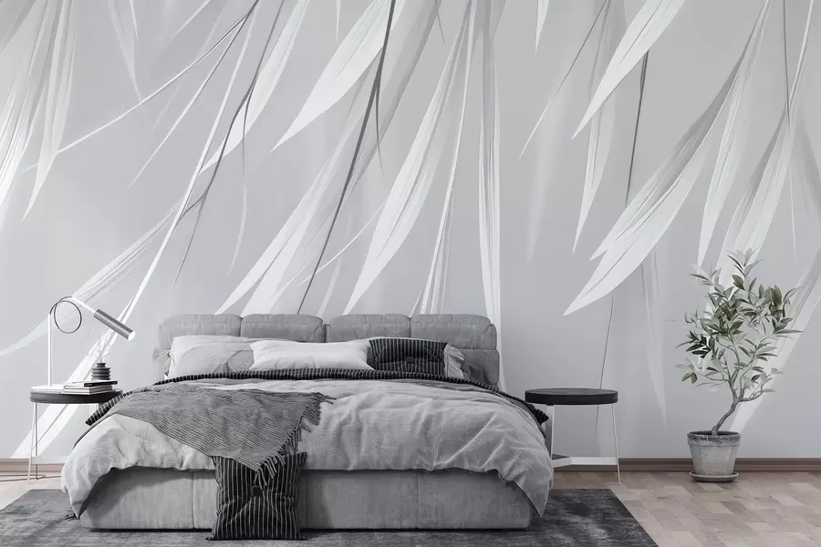 fototapeter Hængende tynde blade w04703v3