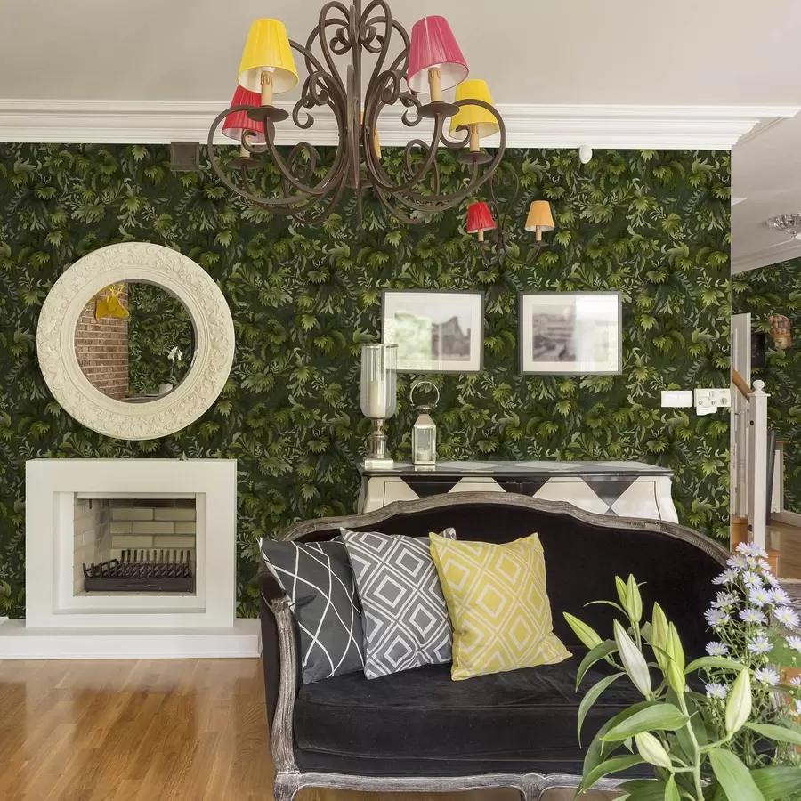 Fototapeter Tæt grønt løv på mørkegrøn baggrund a00805 køb DK - Uwalls.dk fototapeter Tæt grønt løv på mørkegrøn baggrund a00805