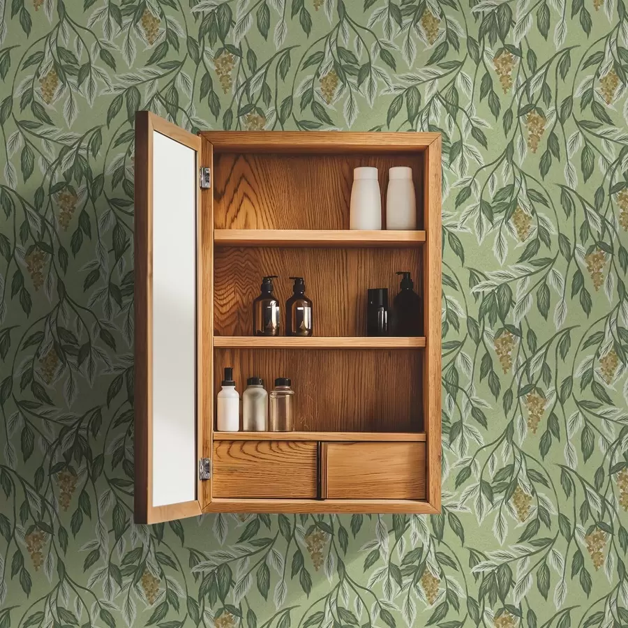 Fototapeter Grene med bærklynger på grøn baggrund a00734 køb DK - Uwalls.dk fototapeter Grene med bærklynger på grøn baggrund a00734