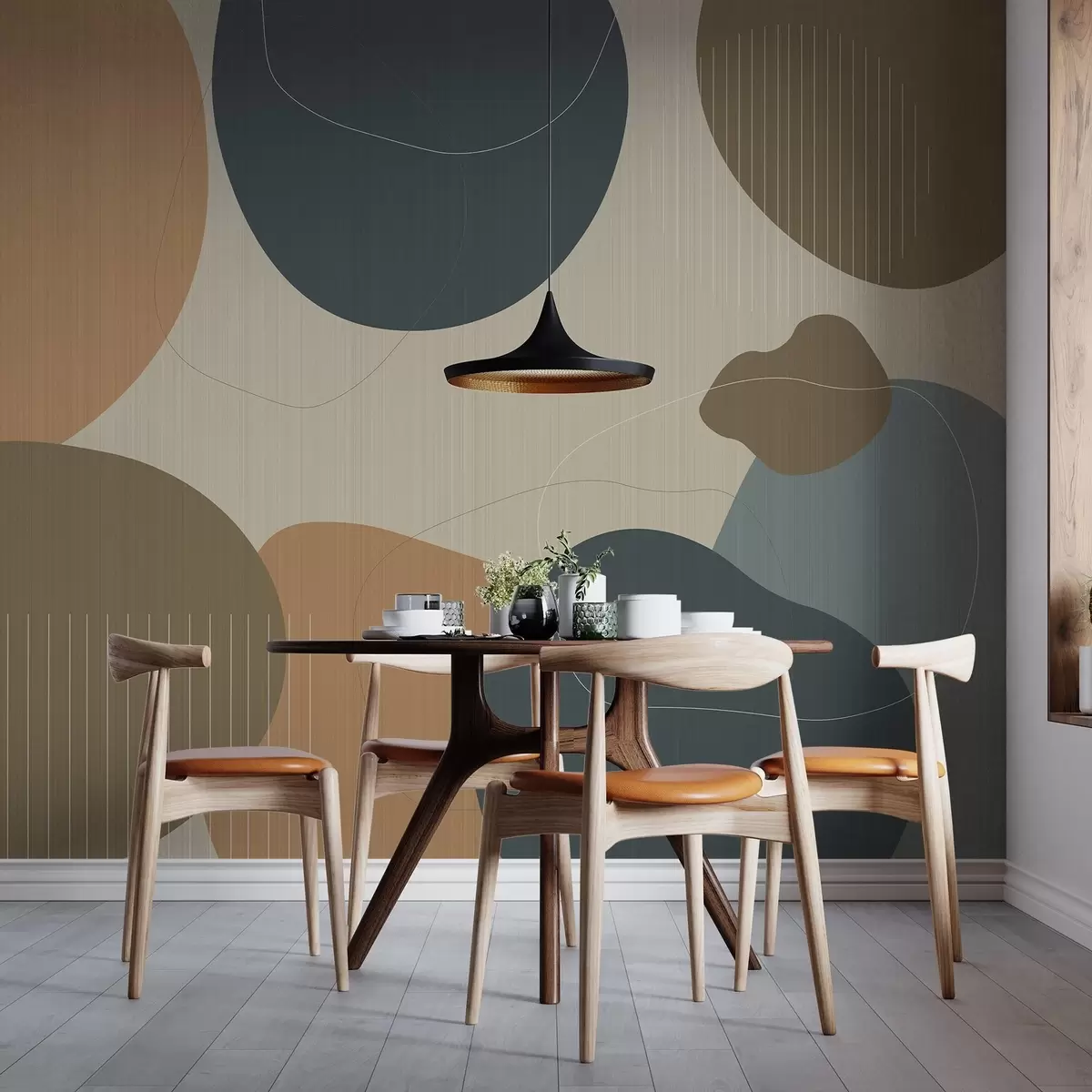 fototapeter Abstrakte cirkler w04759v1