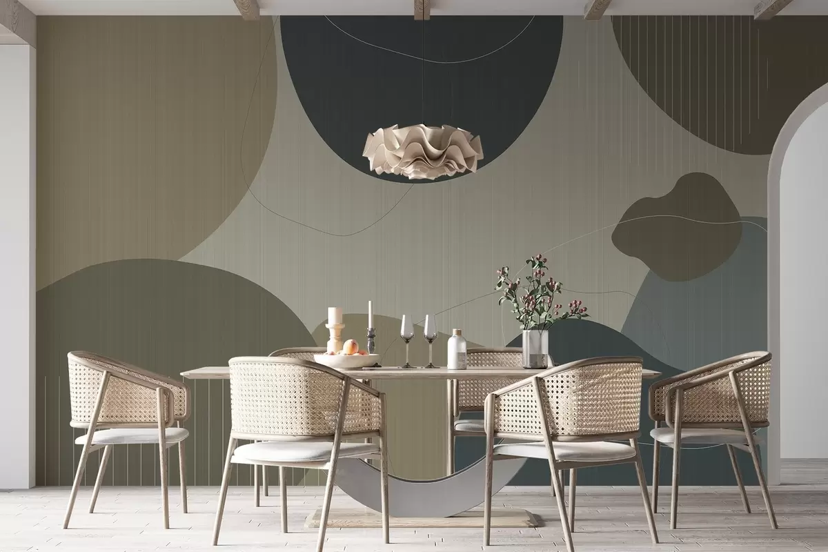 fototapeter Abstrakte cirkler w04759v2