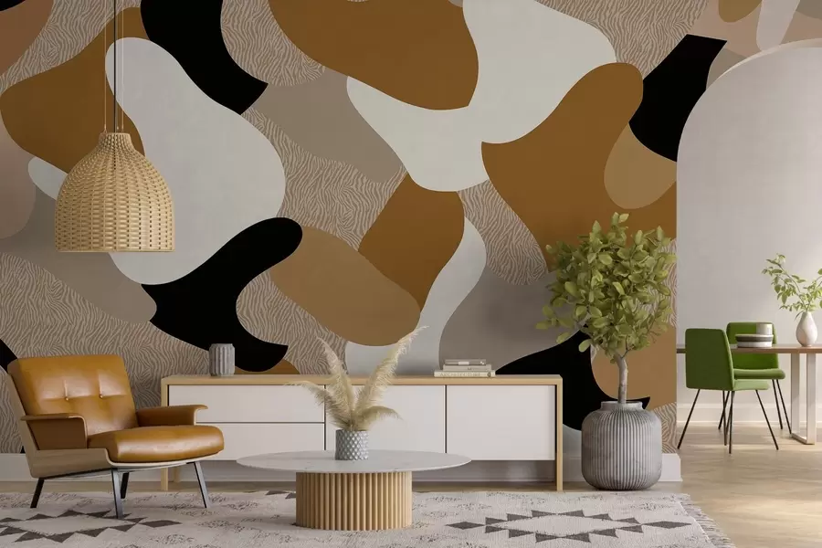 fototapeter abstrakte former og teksturer w04629