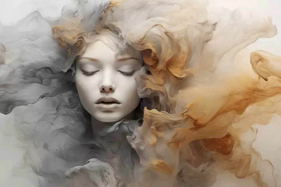 Fototapete Mädchenkleid w04798