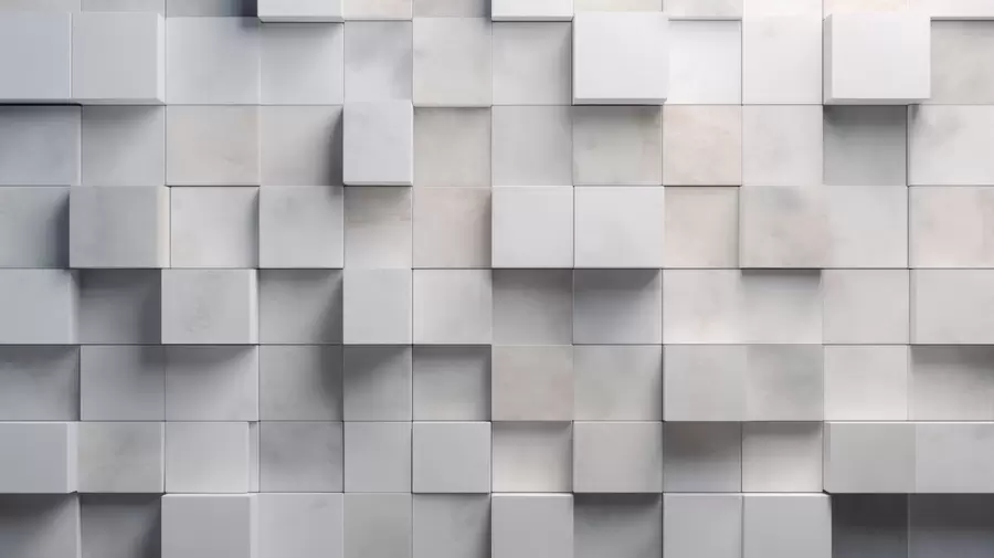 Murale Blocs carrés w04806