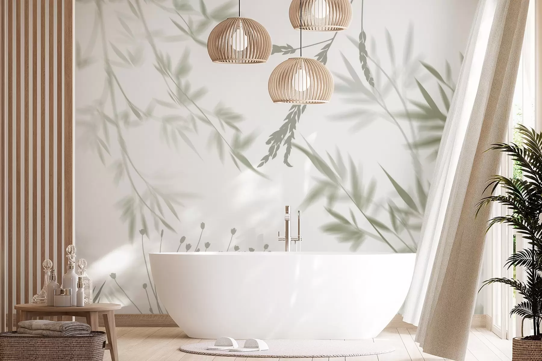 fototapeter Løvets silhuetter w04850