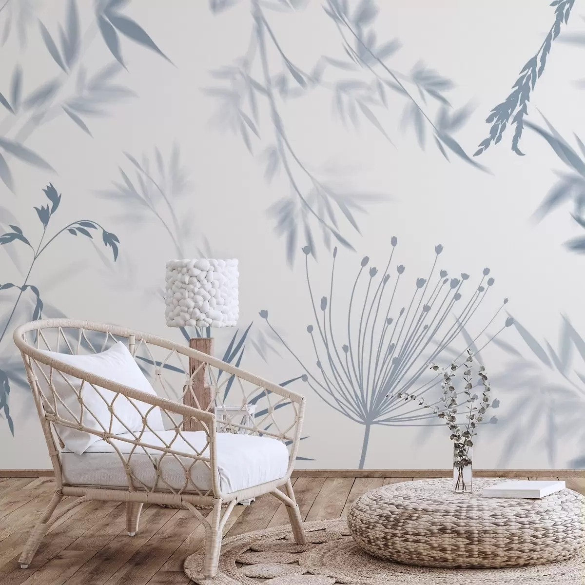 fototapeter Løvets silhuetter w04850v2