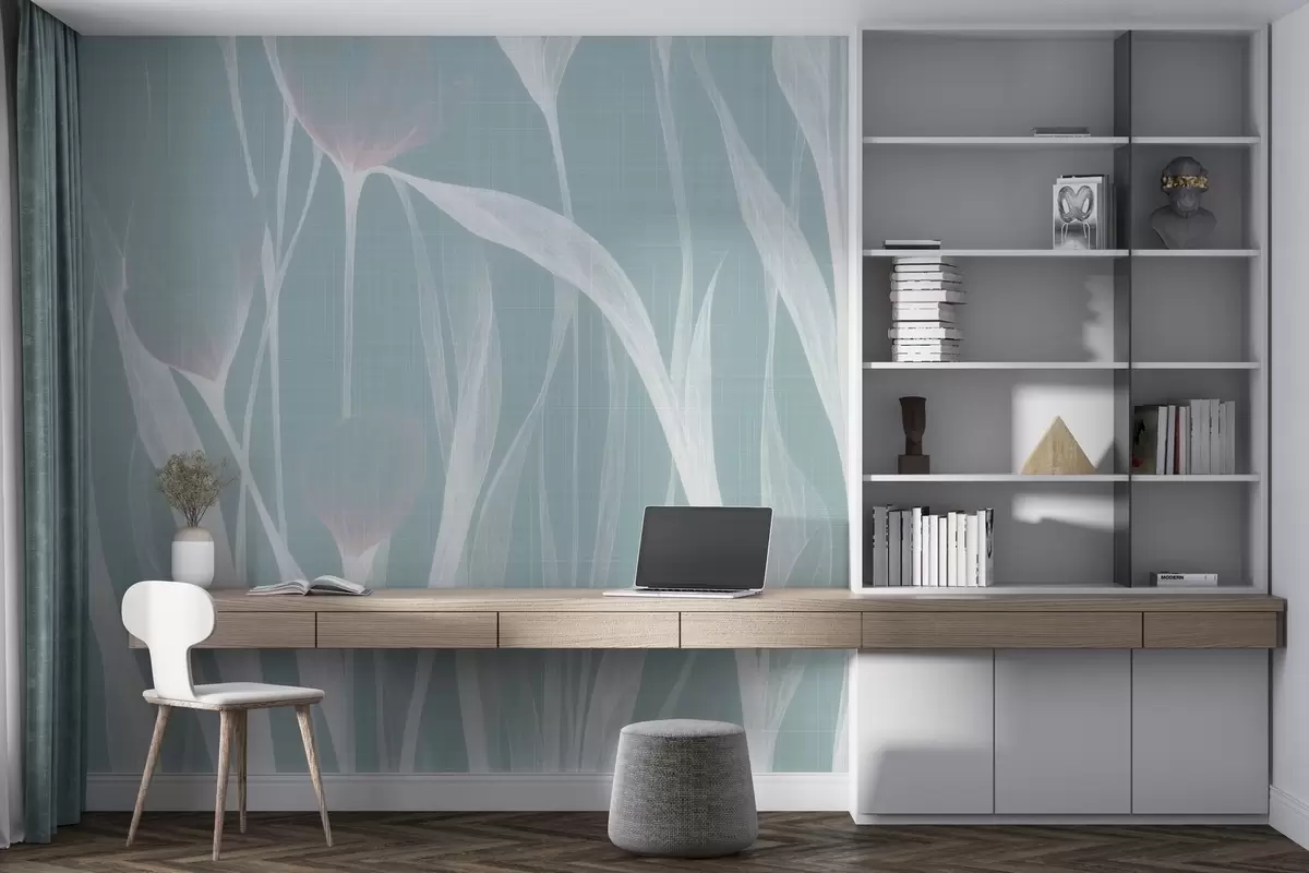 Fototapete Zerbrechliche durchscheinende Tulpen w04831v2