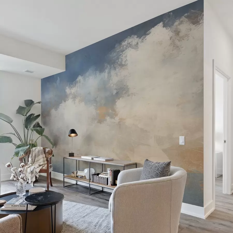 Fototapeter Abstrakt billede af skyer i loftstil w04841 køb DK - Uwalls.dk fototapeter Abstrakt billede af skyer i loftstil w04841