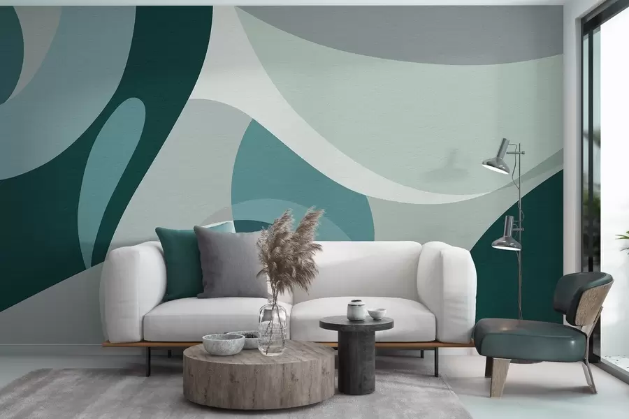 fototapeter Geometrisk abstraktion w04843v2