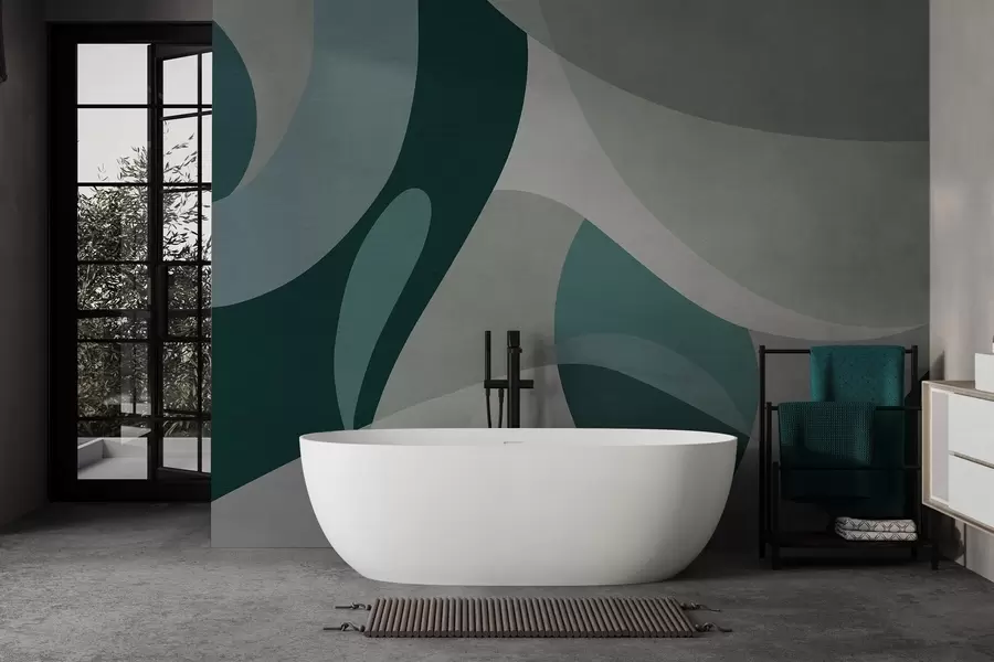 fototapeter Geometrisk abstraktion w04843v2