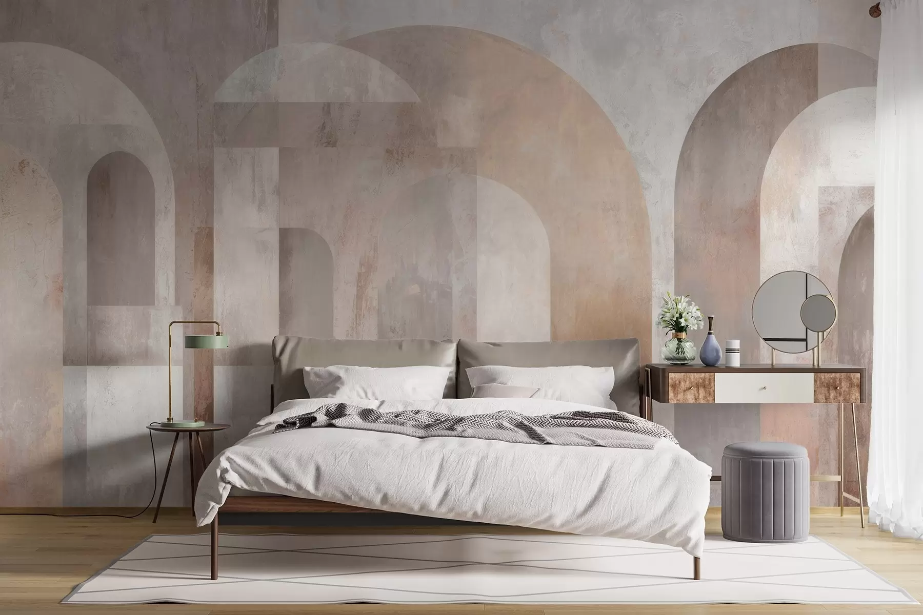 Murale Branches fleuries w04855