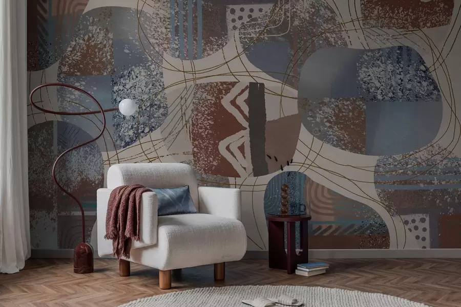 Fototapete zeitgenössische Abstraktion w04871