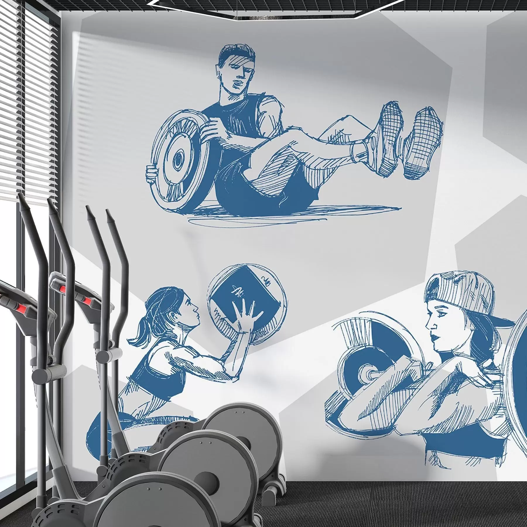 Fototapete Sportler w04909