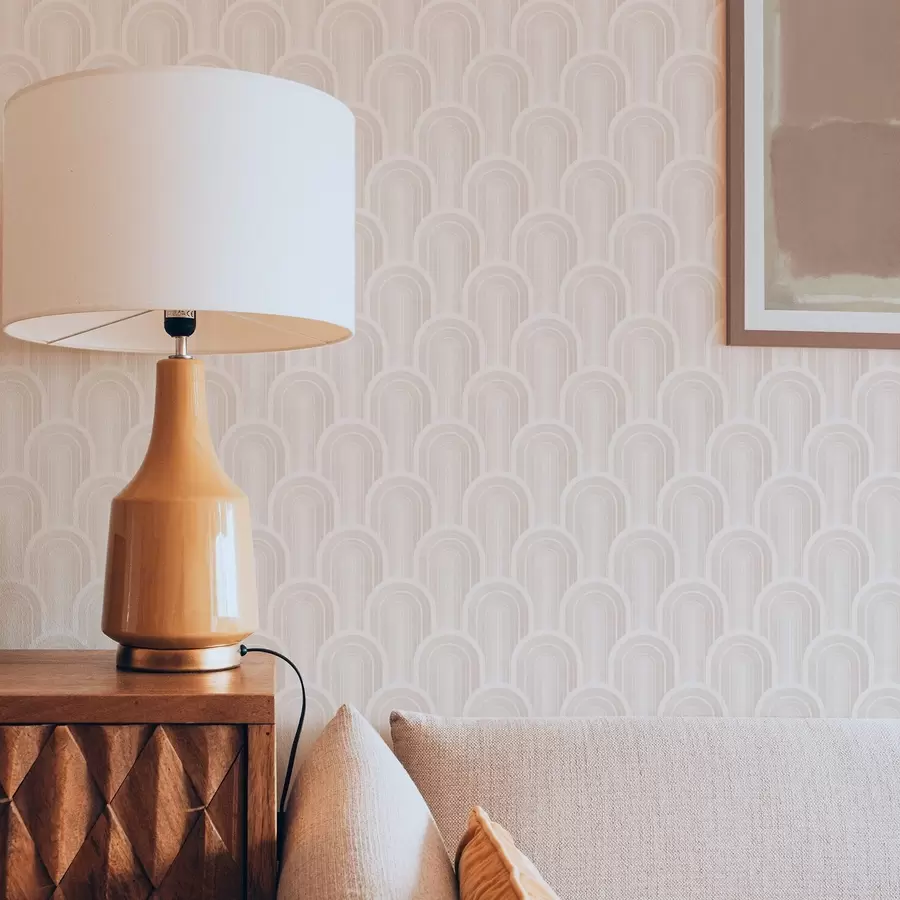 fototapeter Små buemoduler i varme creme-beige nuancer a00924