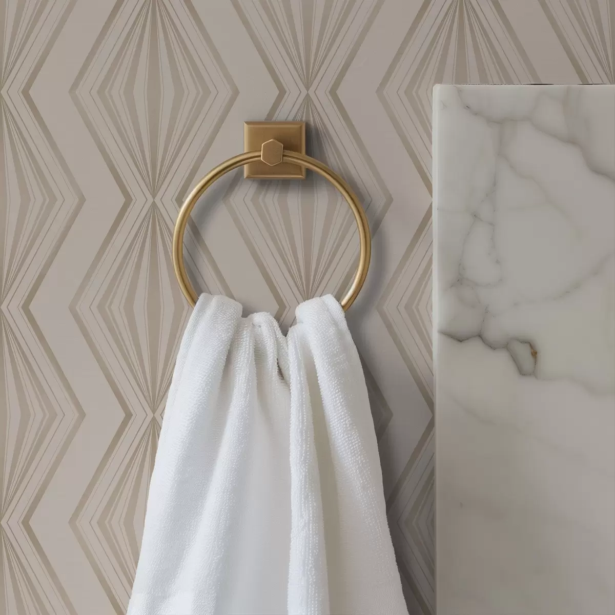 Baggrund Let diamantornament i rolige beige nuancer a00925v2